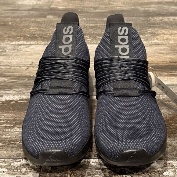 Adidas Lite Racer Adapt 7.0 Shoes Mens Size 10 Black Grey Running Sneakers NIB - Picture 2 of 10